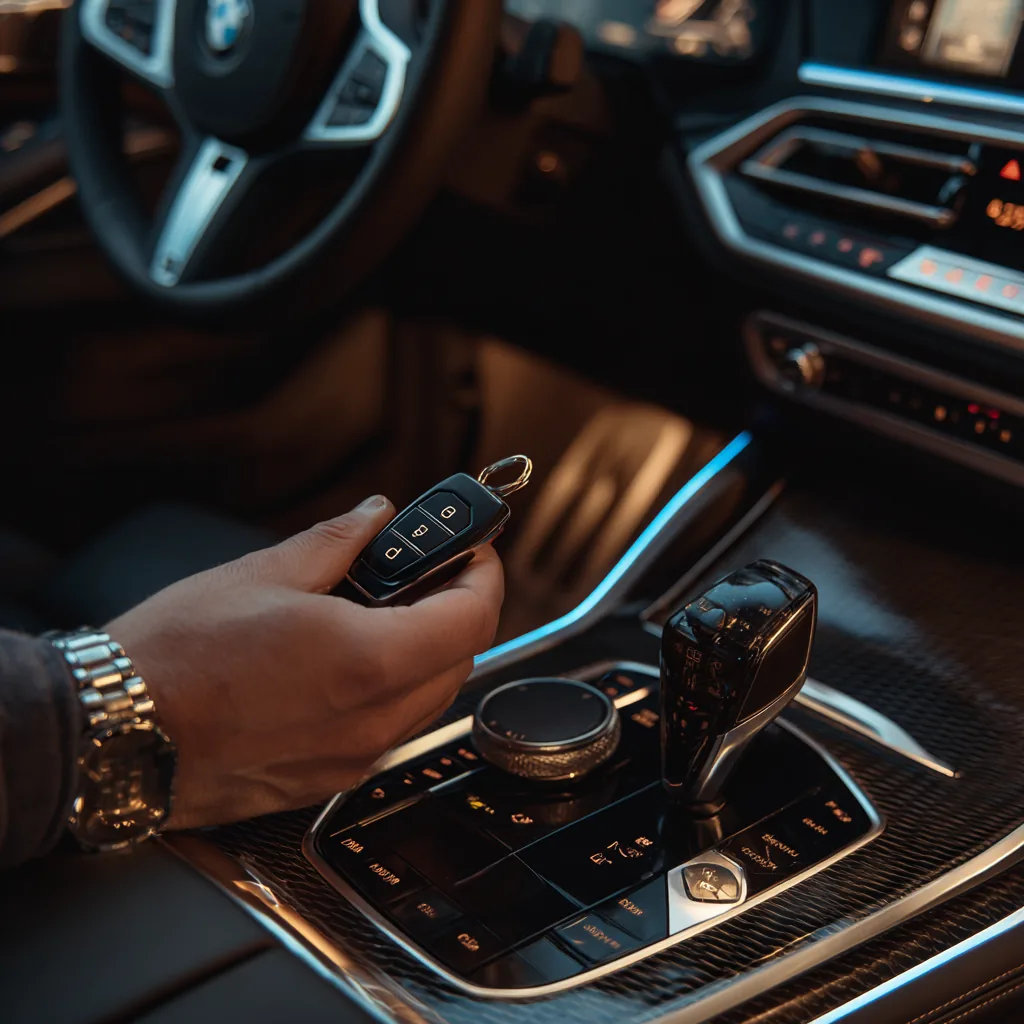 BMW smart key fob programming by automotive locksmith in Grand Prairie, TX